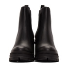 Prada Black Heeled Chelsea Boots