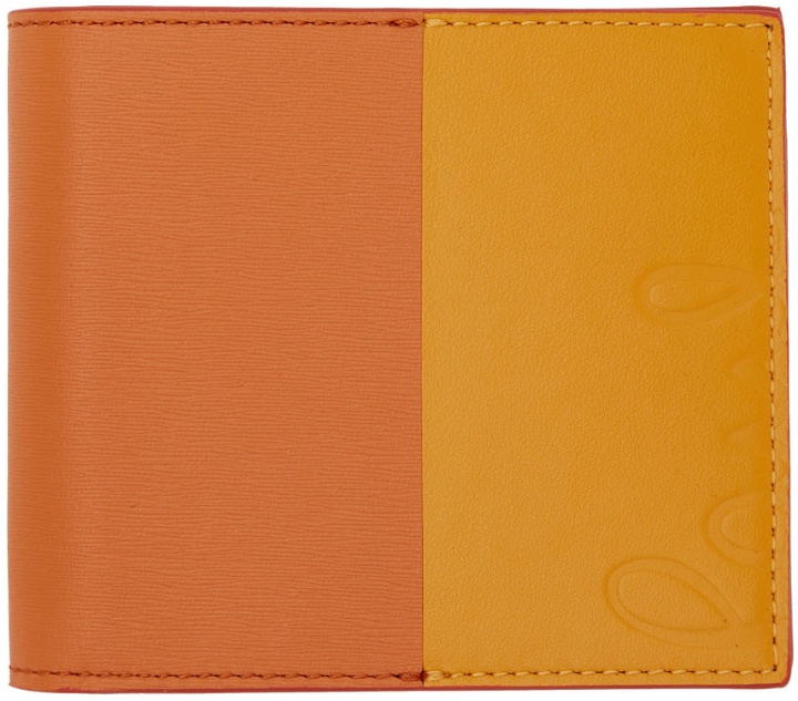 Photo: Paul Smith Orange Logo Bifold Wallet