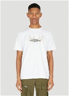 Arabic Fish T-Shirt in White