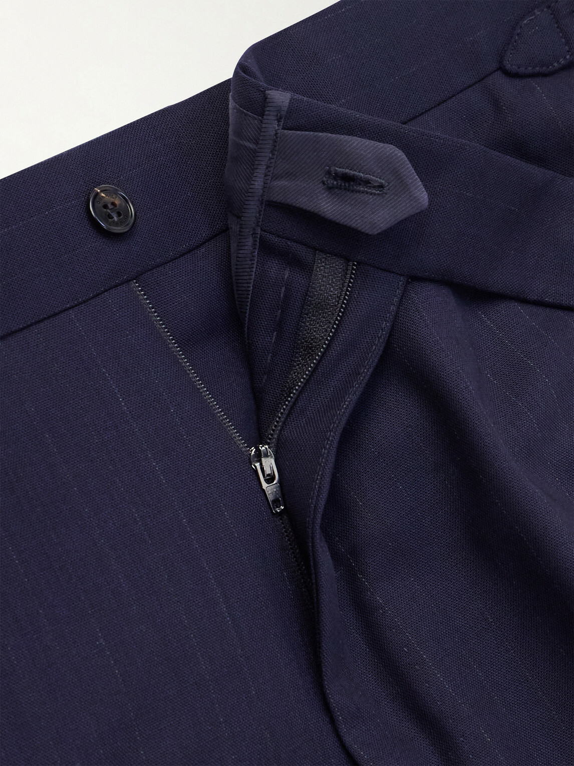 Dunhill - Straight-Leg Pinstriped Wool Suit Trousers - Blue