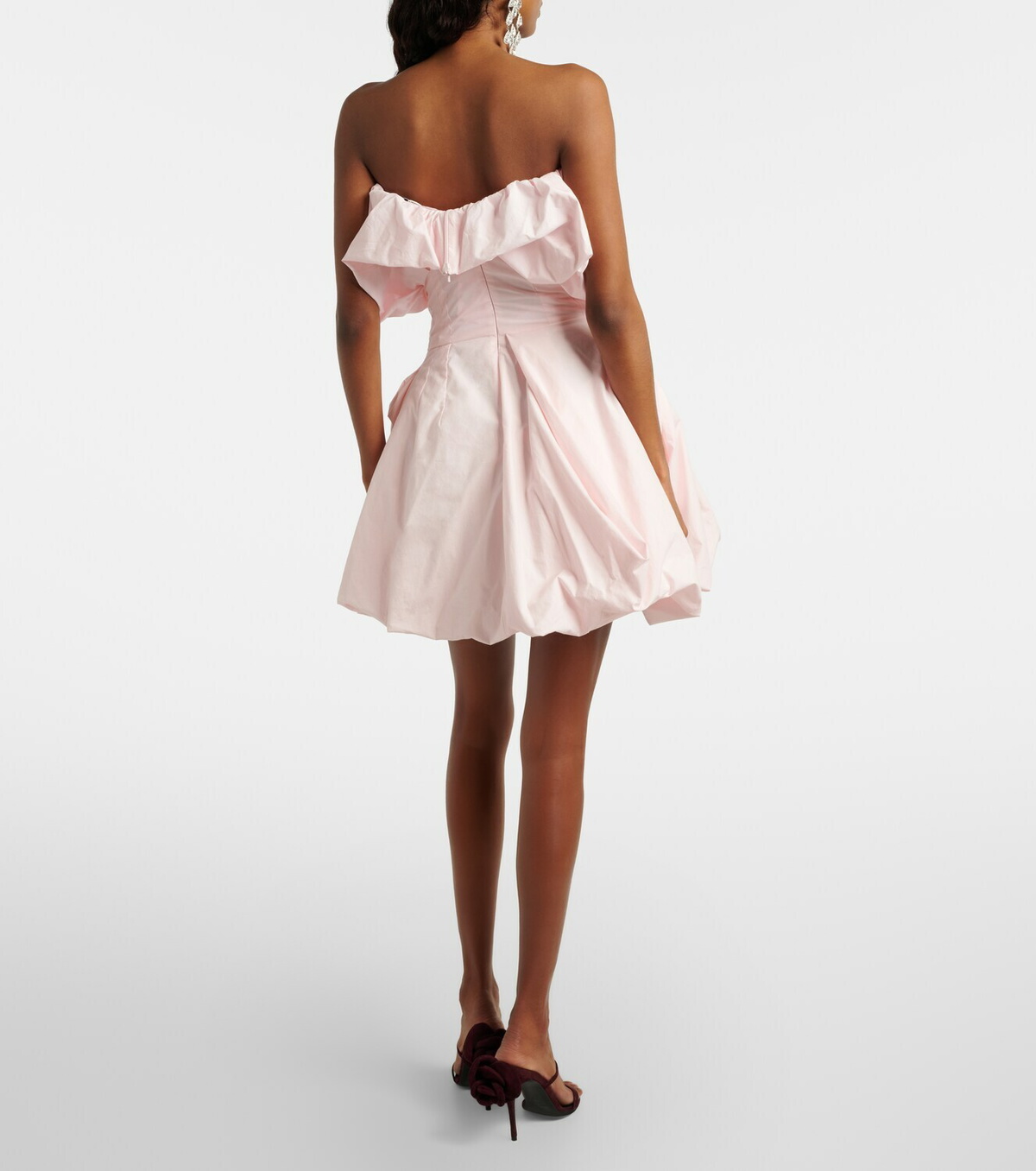 Magda Butrym Pleated cotton minidress