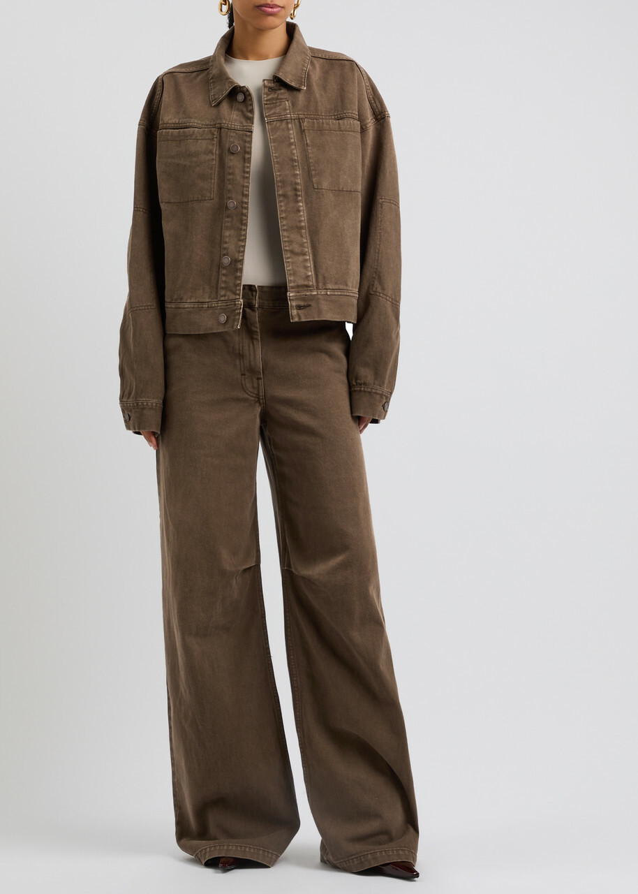 Entire Studios Gem Denim Jacket Brown
