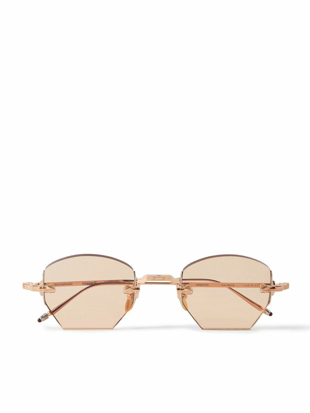 Photo: Jacques Marie Mage - Oatman Limited-Edition Rimless Rose Gold-Tone Sunglasses