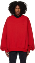 Juun.J Red 'Mouvement' Sweatshirt