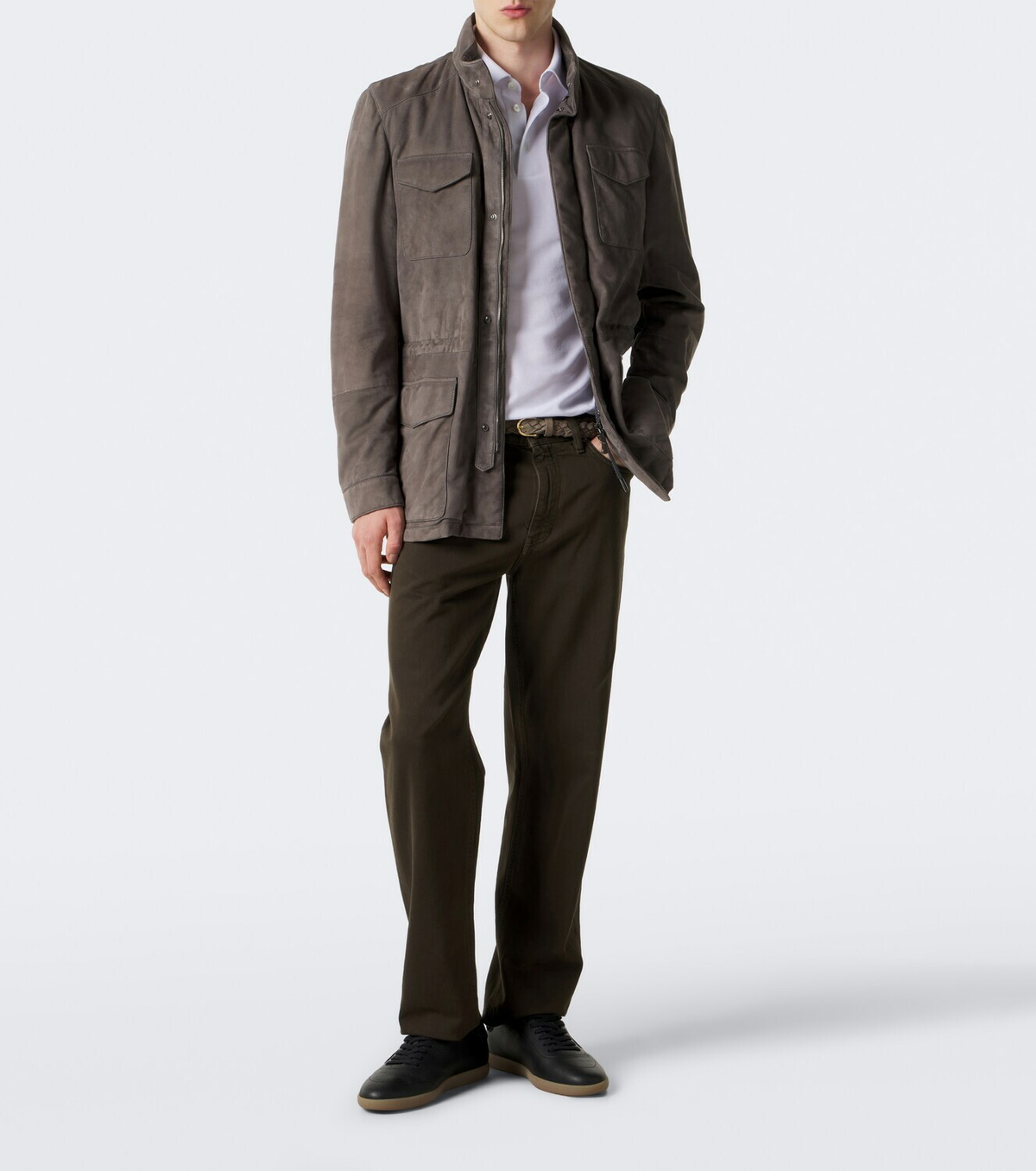 Zegna Cotton piqué polo shirt