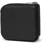 Acne Studios - Logo-Print Leather Zip-Around Wallet - Black