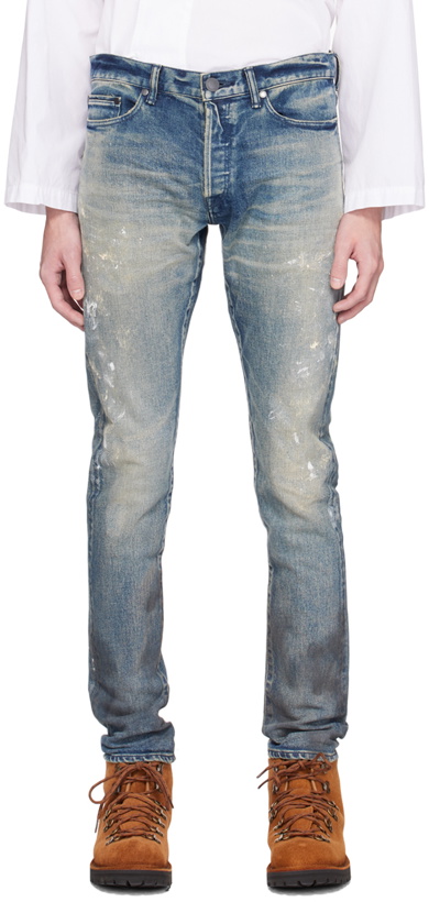 Photo: John Elliott Blue 'The Cast 2 Slim' Jeans