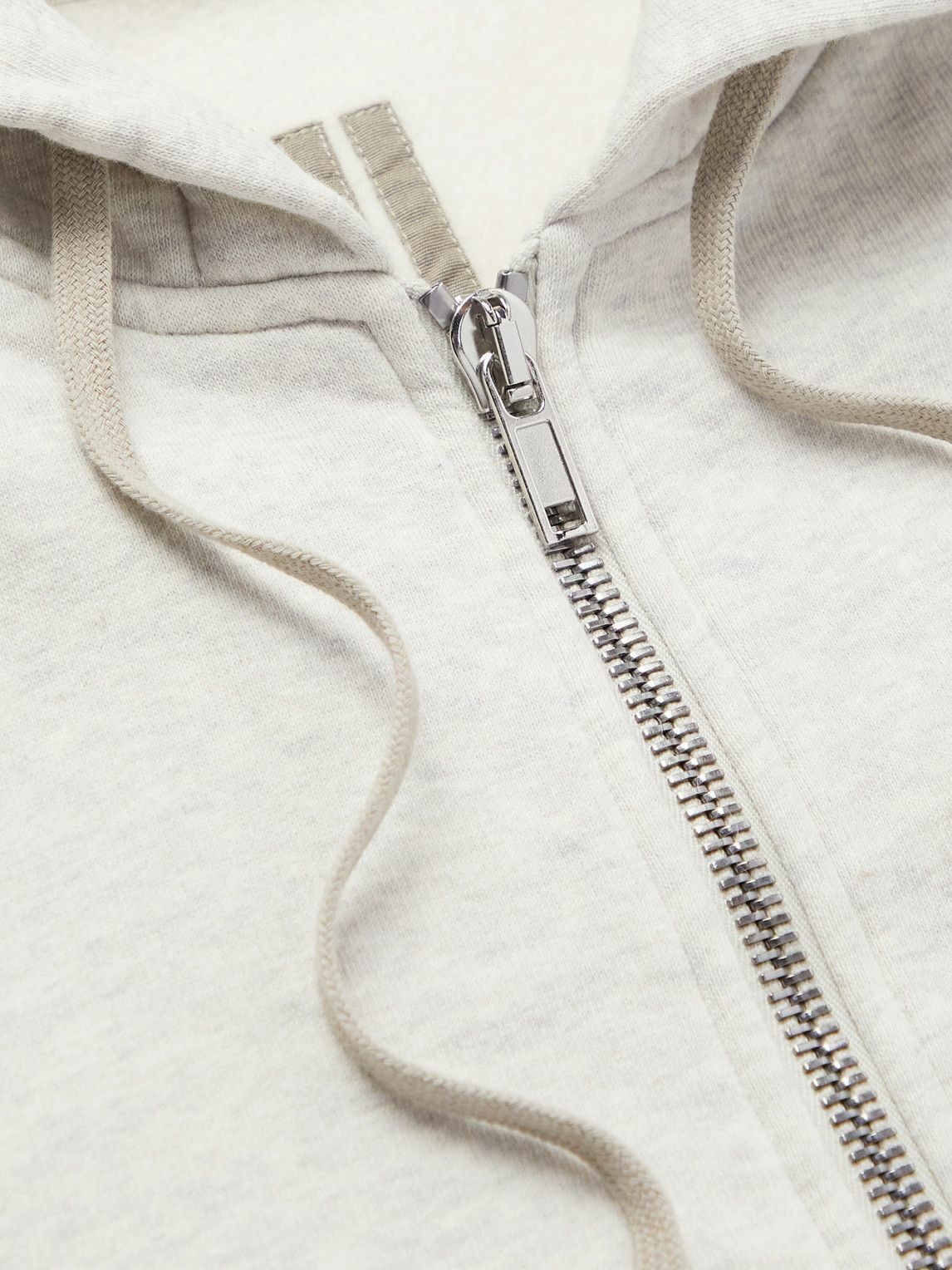 DRKSHDW by Rick Owens - Cotton-Jersey Zip-Up Hoodie - Gray DRKSHDW by Rick Owens - Cotton-Jersey Zip-Up Hoodie - Gray