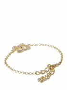 DOLCE & GABBANA - Dg Logo Crystal Chain Bracelet