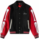 AMIRI Men's Lunar New Year Bones Jacket in Black/Red