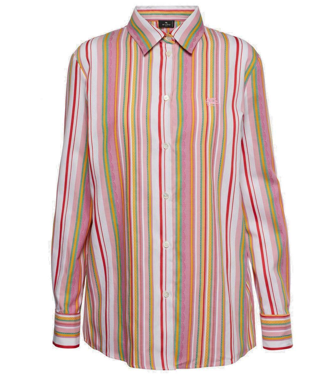 ETRO Striped Ribbed Knit Top, SIZE 40 main image 0