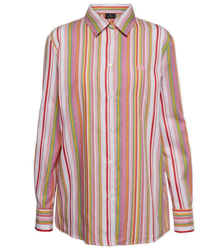 Photo: Etro Striped cotton shirt
