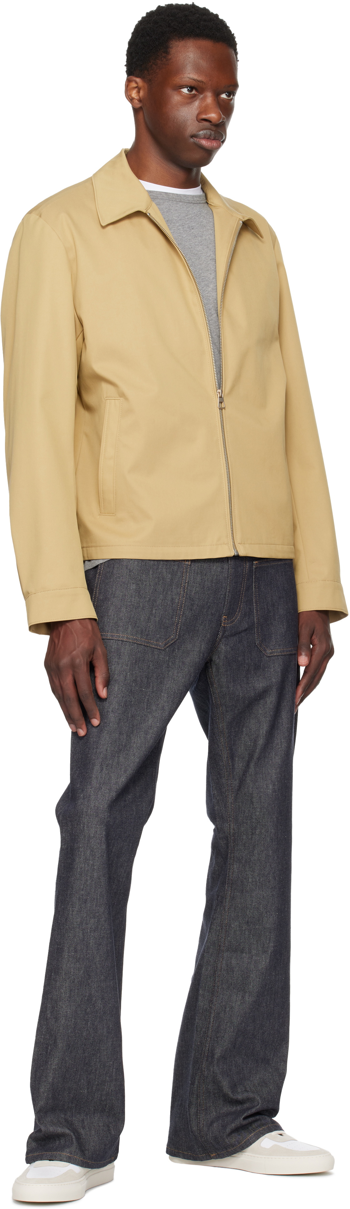 BOSS Beige BECKHAM Edition Zipped Jacket
