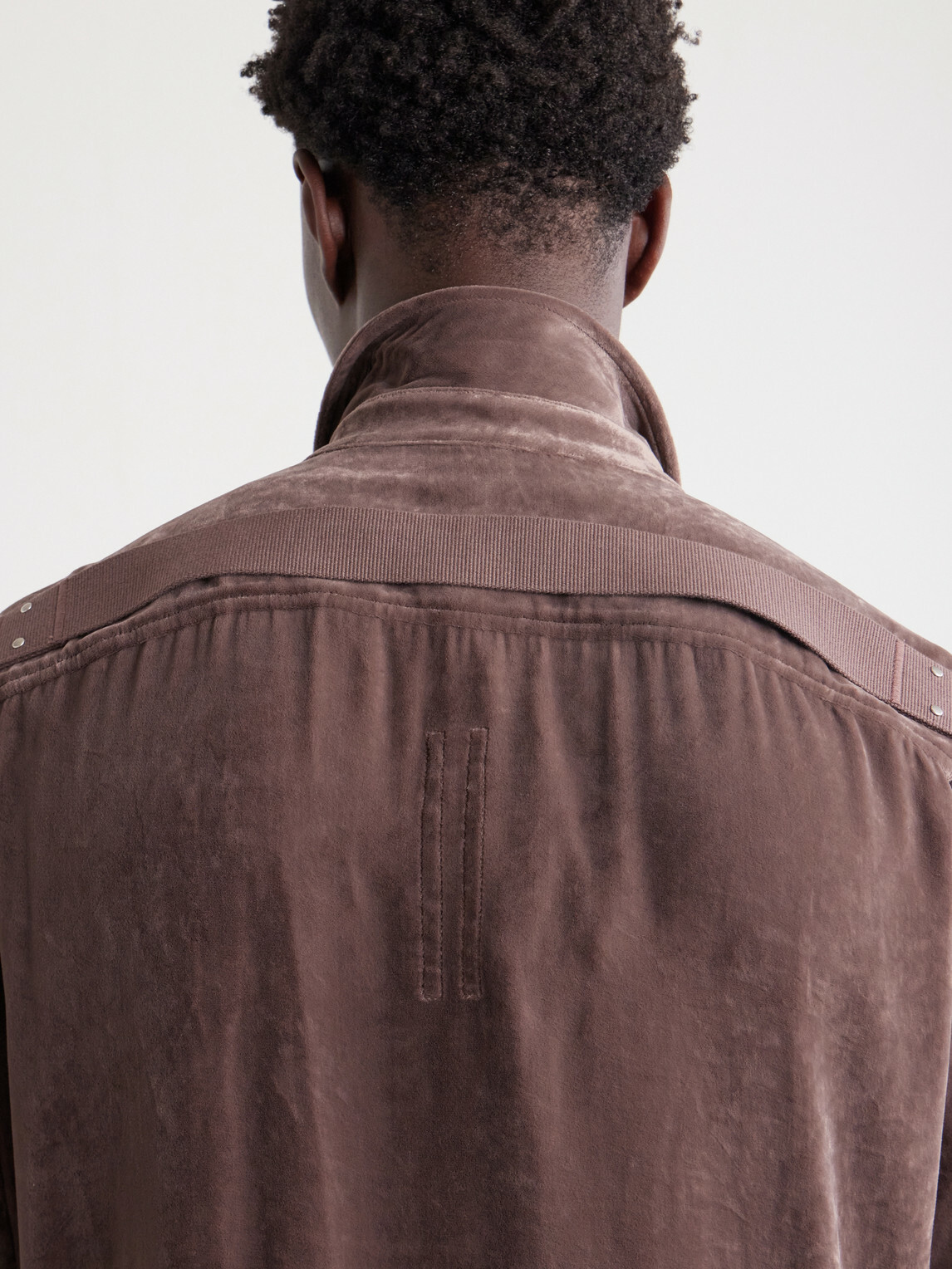 Rick Owens - Fogpocket Velour Jacket - Purple