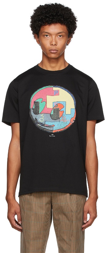 Photo: PS by Paul Smith Black Circle Smile T-Shirt