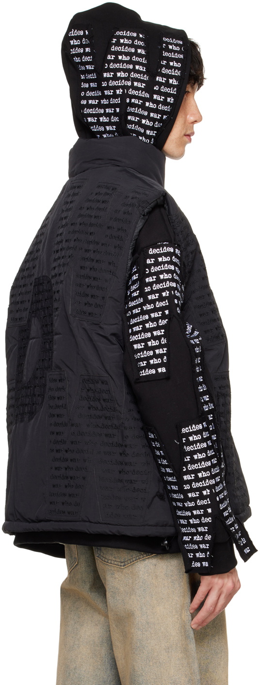 Who Decides War Black WDW Ski Vest