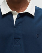 Daily Paper Shield Ss Polo T Shirt Blue - Mens - Polos