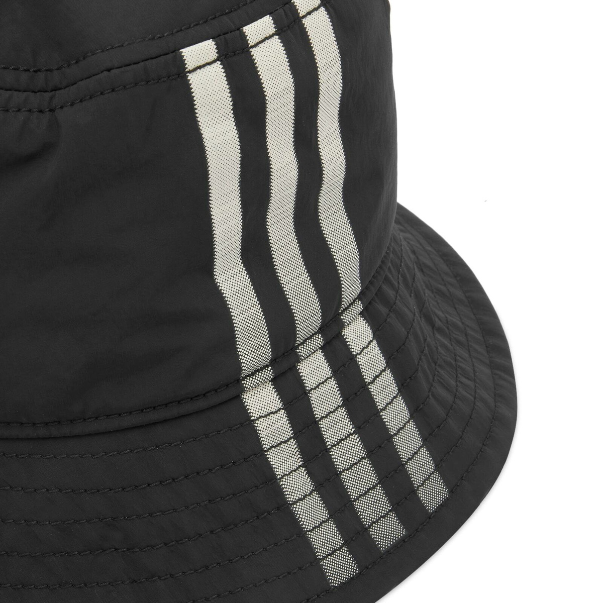 Y-3 Men's 3-Stripe Bucket Hat in Black Y-3