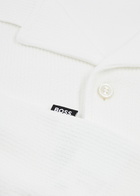 Boss Powell Cotton Shirt White