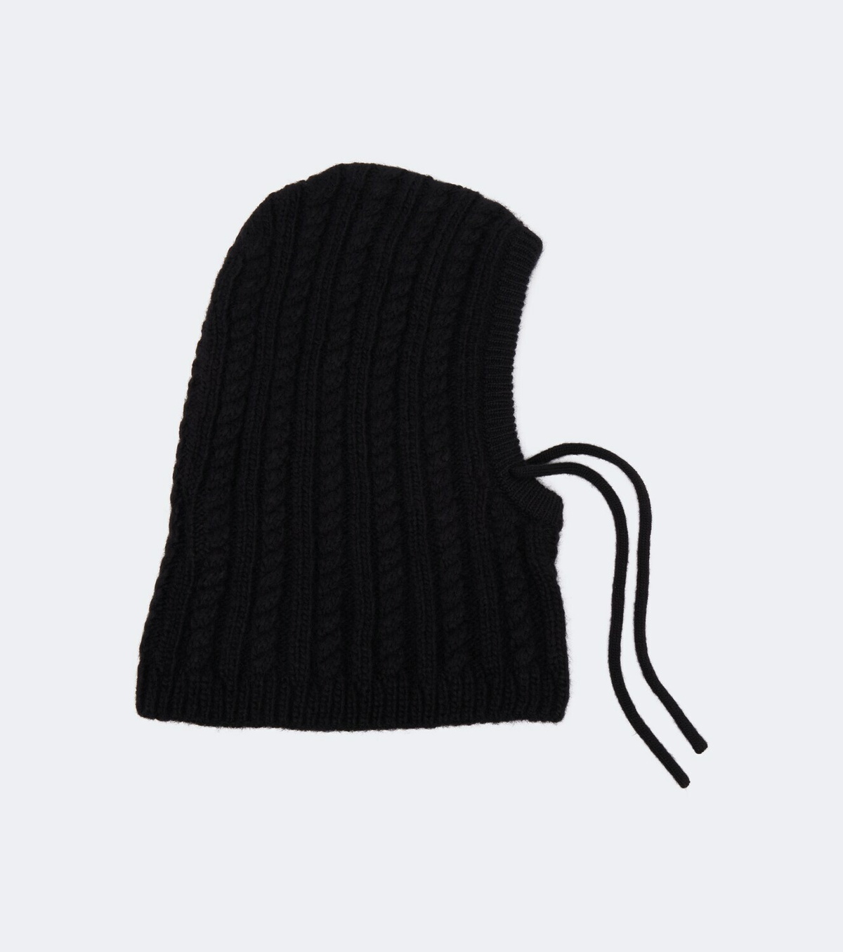 Moncler Cable-knit alpaca and wool-blend balaclava