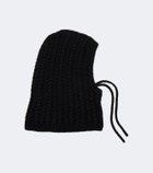 Moncler Cable-knit alpaca and wool-blend balaclava