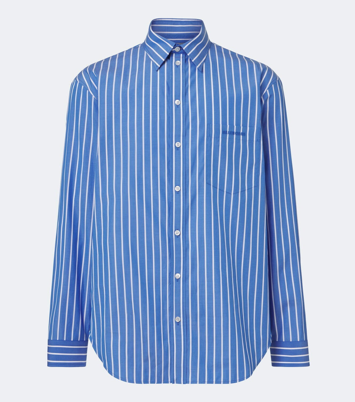 Balenciaga Striped cotton poplin shirt