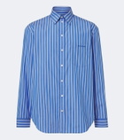 Balenciaga Striped cotton poplin shirt