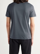 ZIMMERLI - Kurzarm Mercerised SUPREME GREEN COTTON Pyjama T-Shirt - Gray