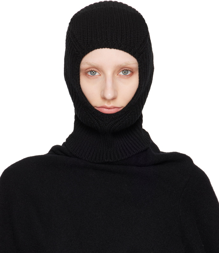 Photo: Rick Owens Black Porterville Sphinx Skull Balaclava