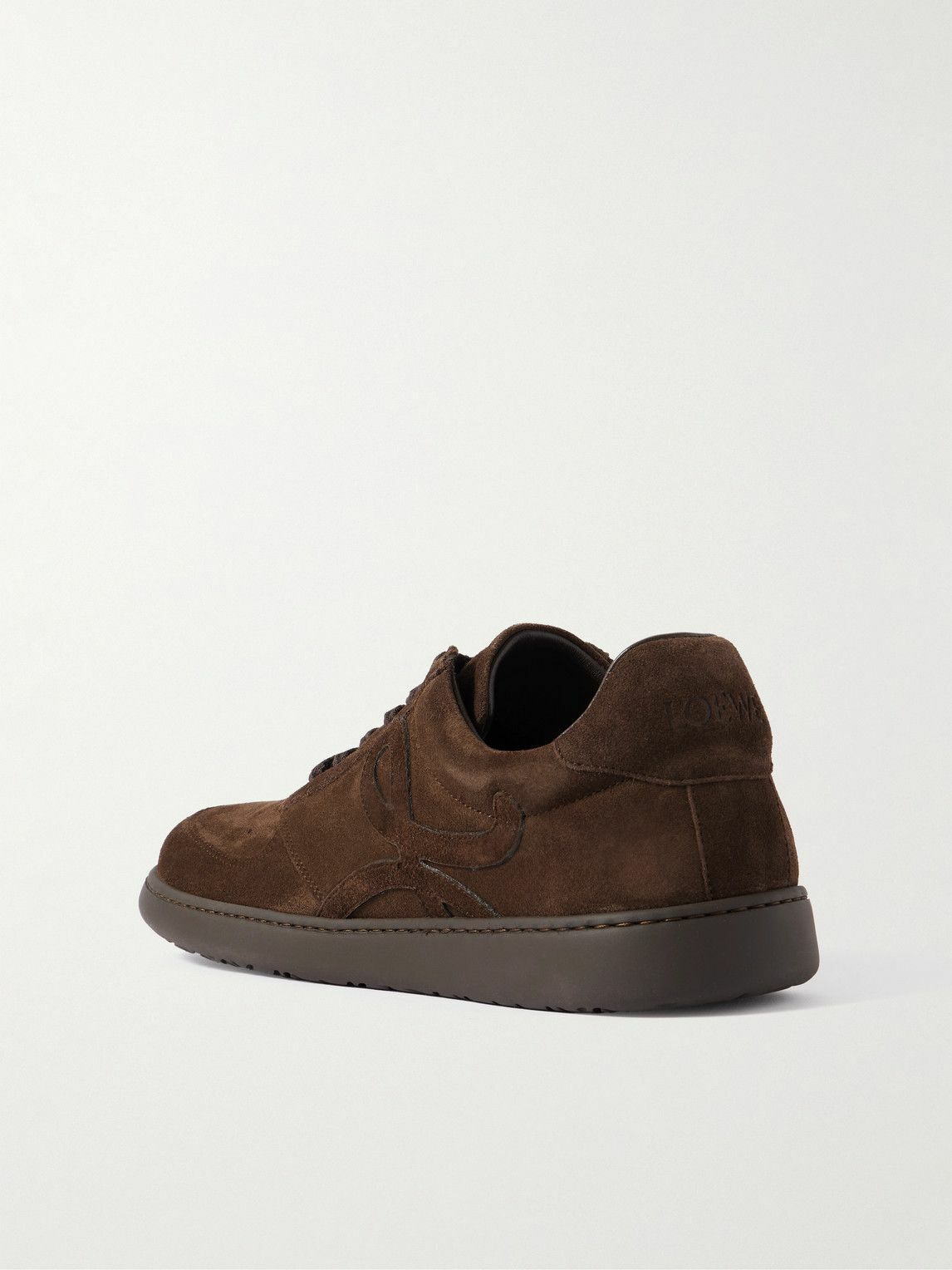 LOEWE - Jambo Suede Sneakers - Brown