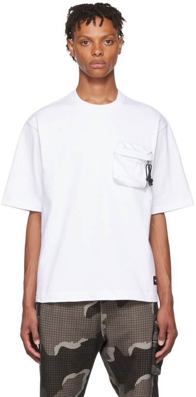 Photo: Undercover White Eastpak Edition Cotton T-Shirt