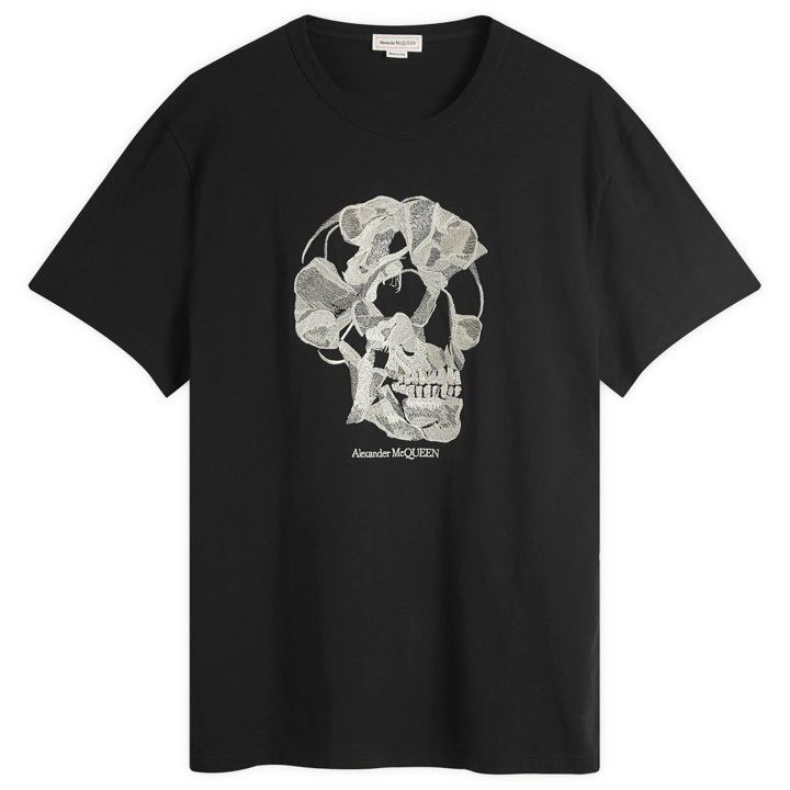 Photo: Alexander McQueen Men's Responsible Skull Print T-Shirt in Black