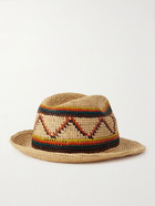 Paul Smith - Straw Trilby Hat - Brown