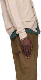 Paul Smith Gunmetal Curb Chain Bracelet
