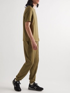 Ninety Percent - Tapered Organic Cotton-Jersey Sweatpants - Green