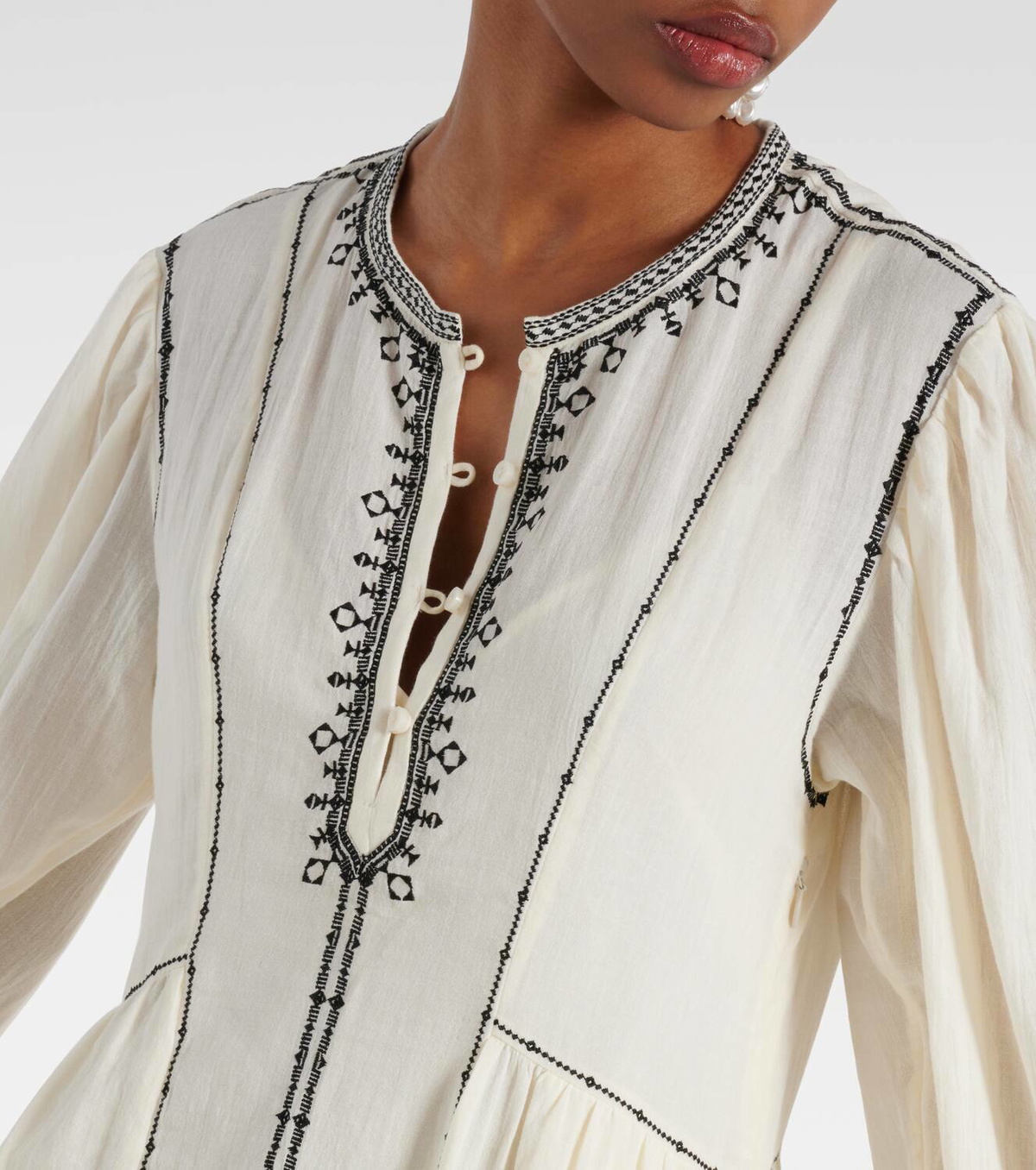 Marant Etoile Bicolor Cotton Casual Dress main image 1