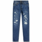 Nudie Jeans Co Men's Nudie Steady Eddie II Jean in Stitched Blue