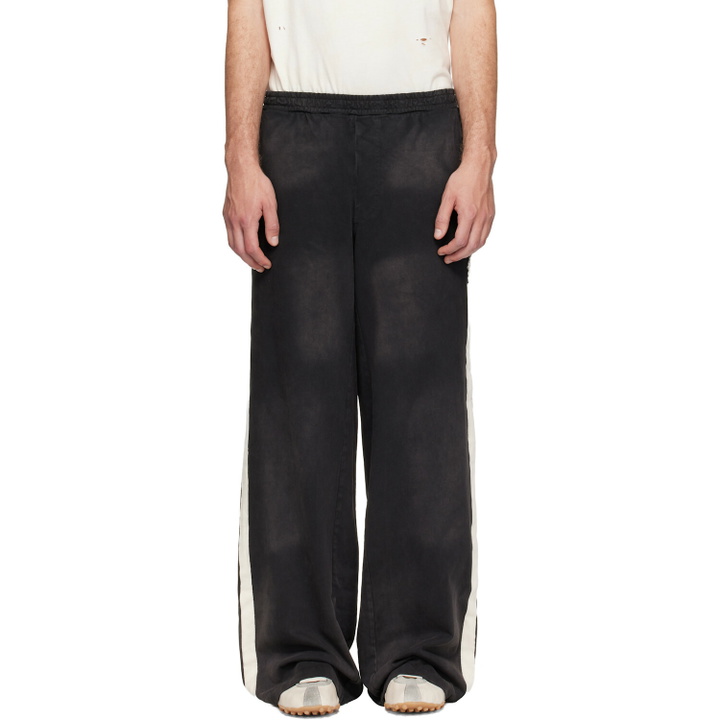 Photo: 424 Black Striped Sweatpants