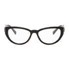 Versace Black Medusa Crystal Cat-Eye Glasses