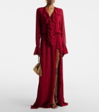 Bananhot Bellen ruffled maxi dress