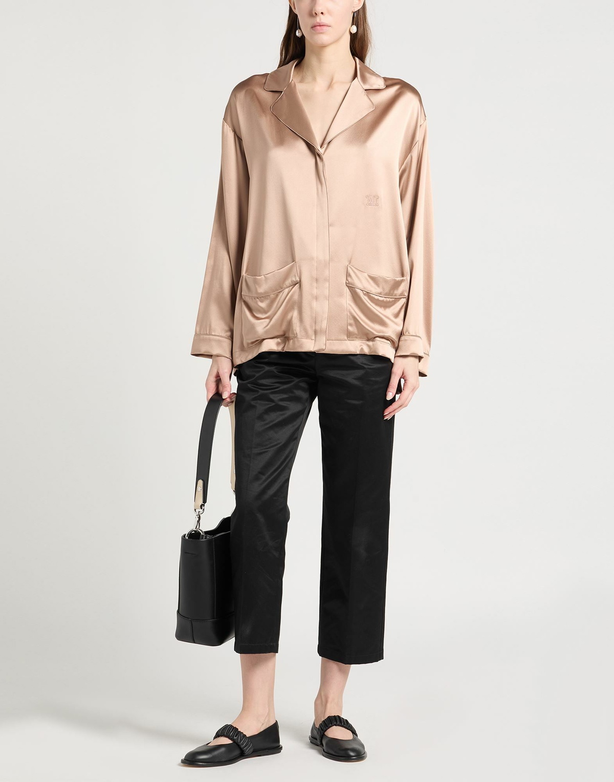 Max Mara Womens Shirt in Light brown