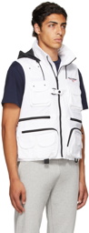 Polo Ralph Lauren White & Black 'Polo Sport' Vest