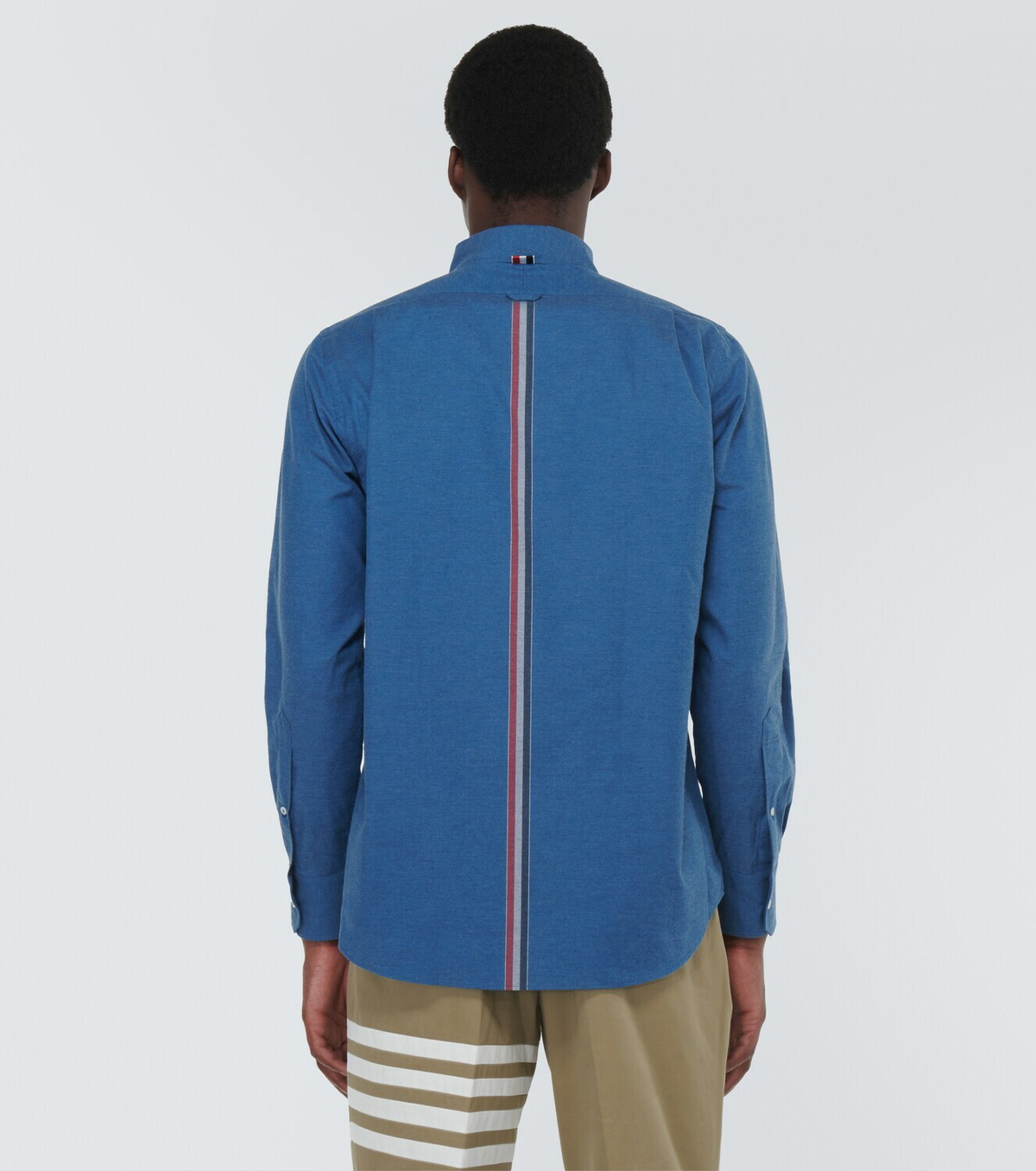 Thom Browne Cotton chambray shirt