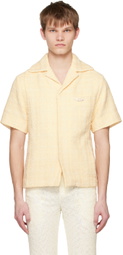 young n sang Yellow Sequinned Shirt