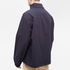 Jil Sander Men's Plus Popover Button Jacket in Navy