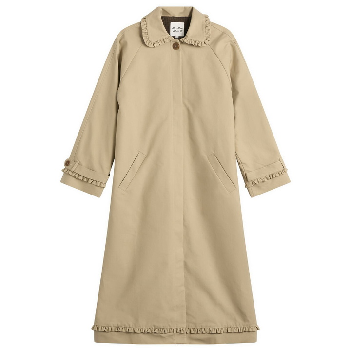 Photo: My Mum Made It Women's Tailored Gather Trench Coat in Fawn