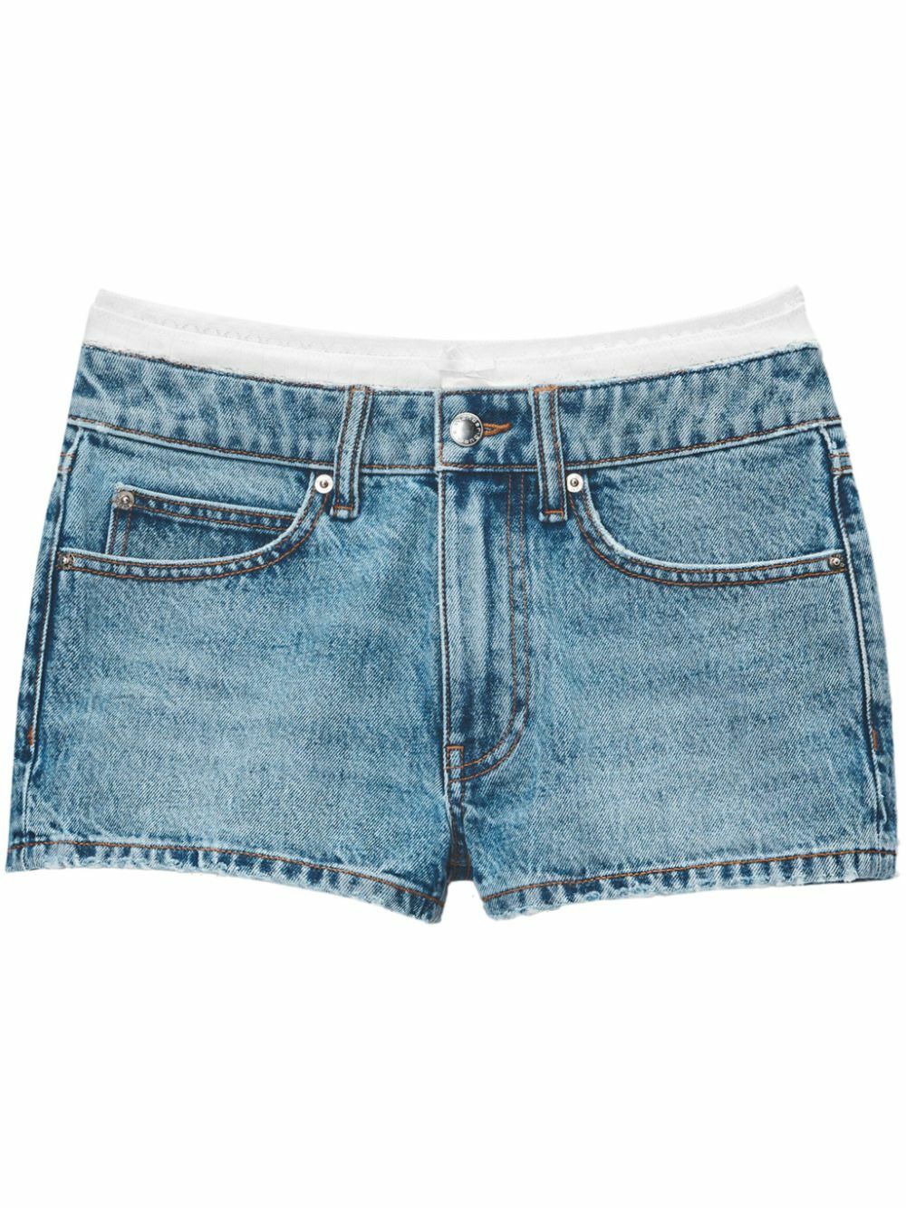 【関税&送料込】Alexander Wang Denim Shorts ALEXANDER WANG - Denim shorts with crystals | Leam Roma