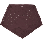 RESCHA SSENSE Exclusive Burgundy Dolly Scarf