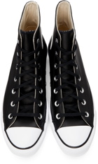 Converse Black Leather Chuck Taylor All Star Lift High Sneakers