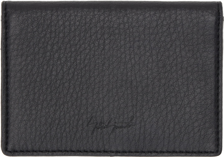 Photo: YOHJI YAMAMOTO Black Leather Card Holder